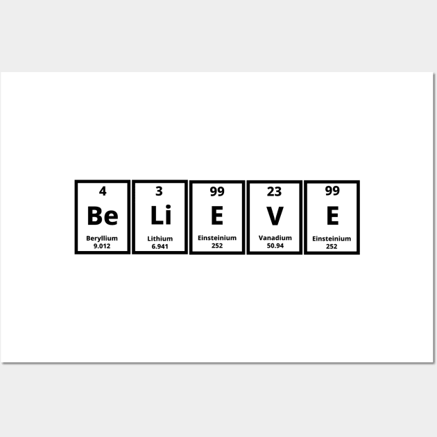 Believe Wall Art by Texevod